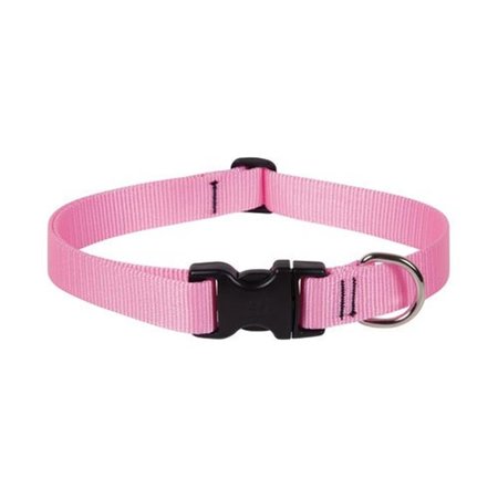 PETPALACE 1 in. Pink 12 in. -20 in. Adj. Collar PE1619477